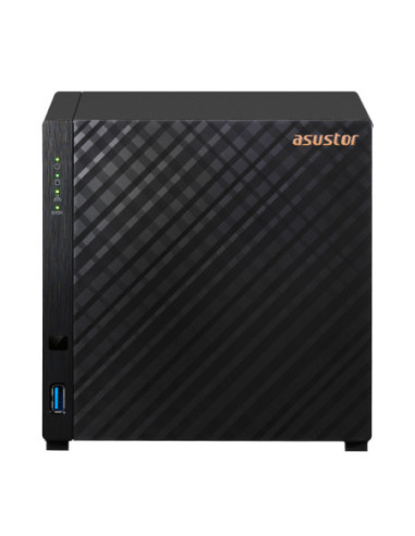 Asustor AS1204T NAS Torre Realtek RTD1619B 1 GB DDR4 0 TB ADM Negro