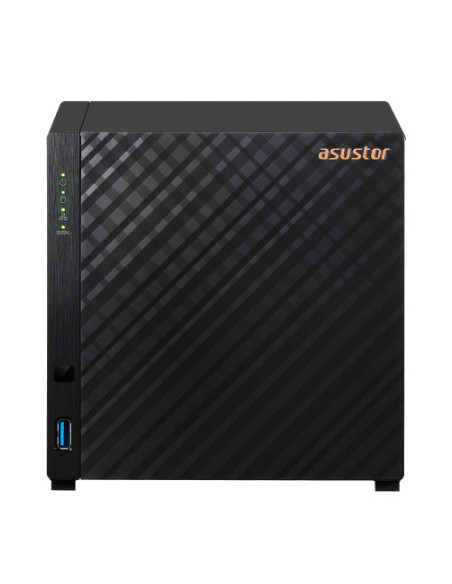 Asustor AS1204T NAS Torre Realtek RTD1619B 1 GB DDR4 0 TB ADM Negro