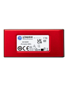 Kingston Technology 1TB SSD externo XS1000 USB 3.2 Gen 2, Rojo 2