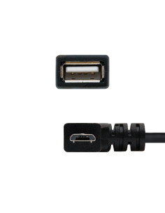 Nanocable CABLE USB 2.0 OTG ACODADO, TIPO MICRO B M-A H, NEGRO, 15 CM 2