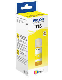 Epson 113 EcoTank Pigment Yellow ink bottle 2