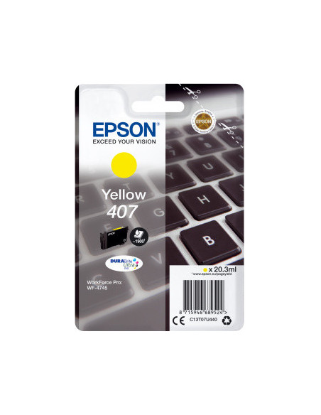 Epson WF-4745 cartucho de tinta 1 pieza(s) Original Alto rendimiento (XL) Amarillo