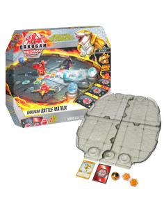 Bakugan Battle Matrix, tablero deluxe con un Sharktar dorado exclusivo, para niños a partir de 6 años