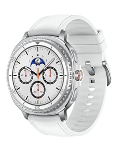 Samsung Galaxy Watch 8 Classic 3,3 cm (1.3") AMOLED 46 mm Digital 438 x 438 Pixeles Pantalla táctil Plata Wifi GPS (satélite)