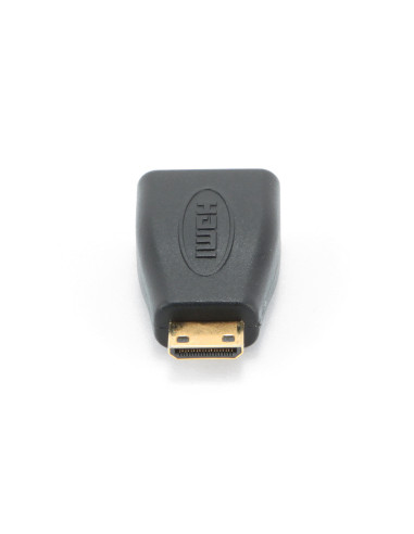 Gembird A-HDMI-FC cambiador de género para cable mini-HDMI Negro
