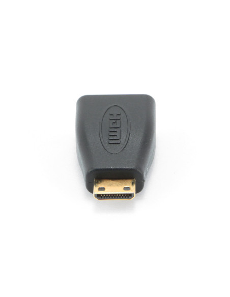 Gembird A-HDMI-FC cambiador de género para cable mini-HDMI Negro
