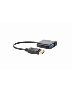 Gembird A-DPM-VGAF-02 adaptador de cable de vídeo 0,15 m VGA (D-Sub) DisplayPort Negro