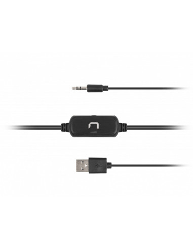 NATEC COUGAR Negro Alámbrico 6 W