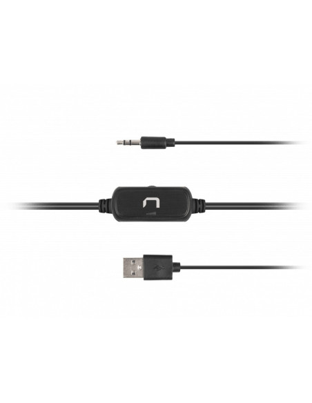 NATEC COUGAR Negro Alámbrico 6 W