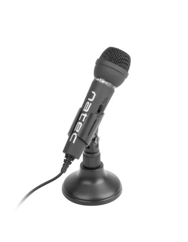 NATEC ADDER Negro Micrófono para conferencias