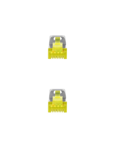 Nanocable Cable Red Latiguillo RJ45 LSZH CAT.6A SFTP AWG26, Gris, 30 cm