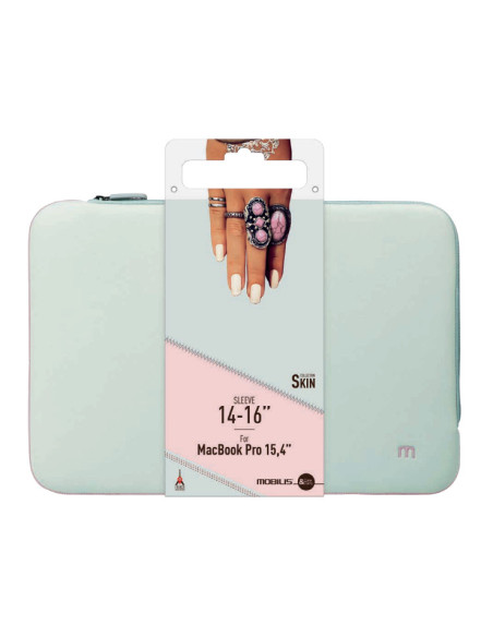 Mobilis 049006 maletines para portátil 40,6 cm (16") Funda Gris, Rosa