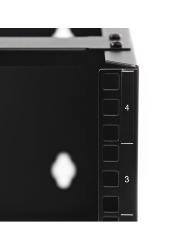 StarTech.com WALLMOUNT4 armario rack 4U Bastidor de pared Negro