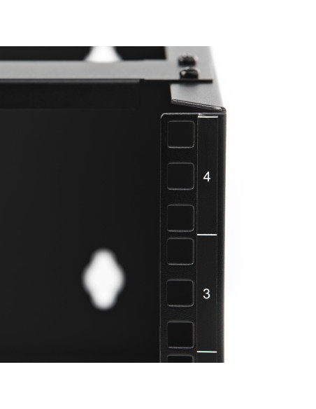 StarTech.com WALLMOUNT4 armario rack 4U Bastidor de pared Negro
