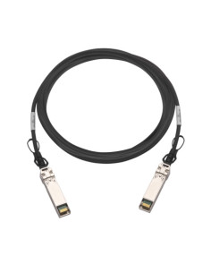 QNAP CAB-DAC15M-SFP28 Cable de fibra óptica e InfiniBand 1,5 m QSFP28 Negro
