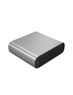 HYPER 245W GaN Desktop Charger Portátil, Smartphone, Tableta Negro, Plata Corriente alterna, Batería Carga rápida Interior 2
