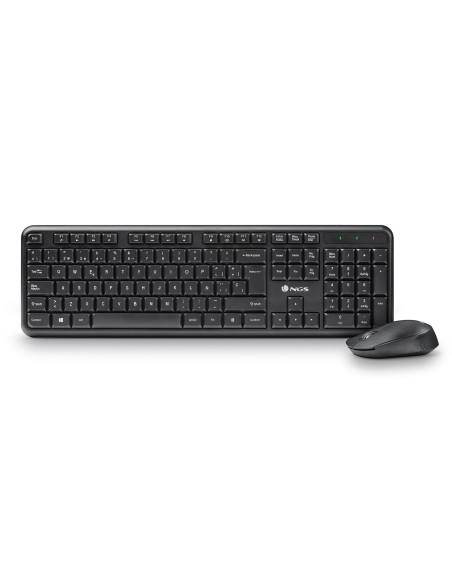 NGS HARMONY KIT (QUERTY, ES) teclado Ratón incluido Universal RF inalámbrico QWERTY Español Negro