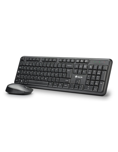 NGS HARMONY KIT (QUERTY, ES) teclado Ratón incluido Universal RF inalámbrico QWERTY Español Negro