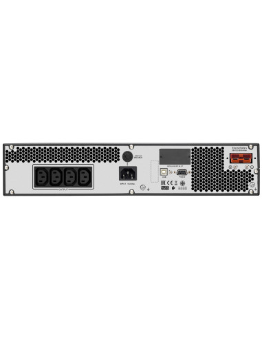 APC SRV1KRILRK sistema de alimentación ininterrumpida (UPS) Doble conversión (en línea) 1 kVA 800 W 4 salidas AC