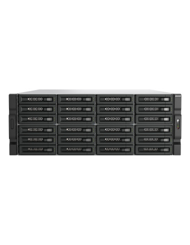 QNAP TL-R2400PES-RP caja para disco duro externo Carcasa de disco duro SSD Negro, Gris 2.5 3.5"