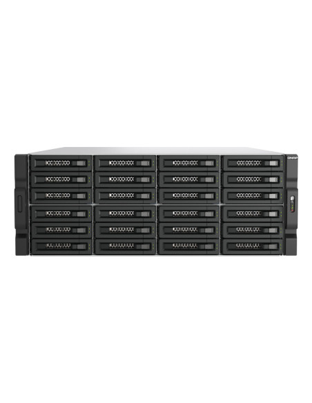 QNAP TL-R2400PES-RP caja para disco duro externo Carcasa de disco duro SSD Negro, Gris 2.5 3.5"