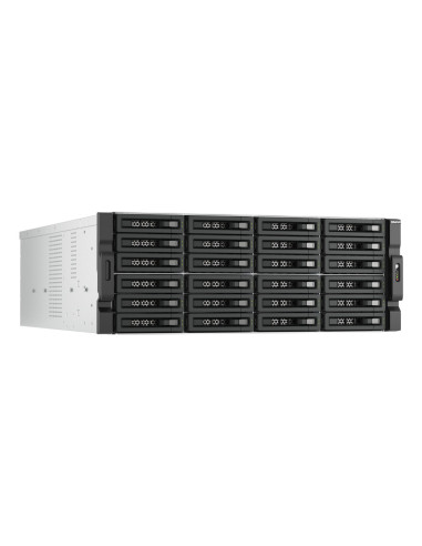 QNAP TL-R2400PES-RP caja para disco duro externo Carcasa de disco duro SSD Negro, Gris 2.5 3.5"