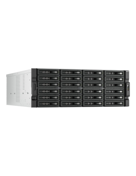 QNAP TL-R2400PES-RP caja para disco duro externo Carcasa de disco duro SSD Negro, Gris 2.5 3.5"