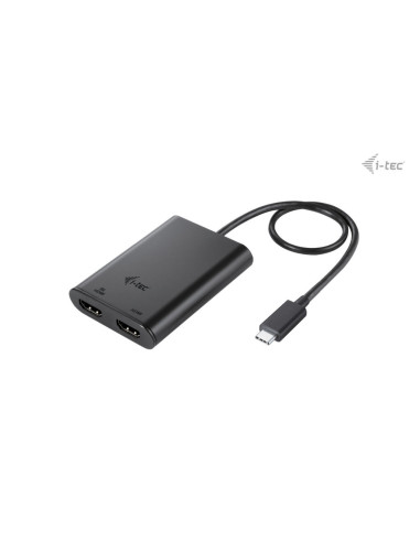 i-tec USB-C Dual 4K 60Hz (single 8K 30Hz) HDMI Video Adapter