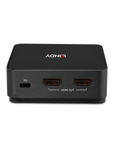 Lindy 42321 interruptor KVM Gris