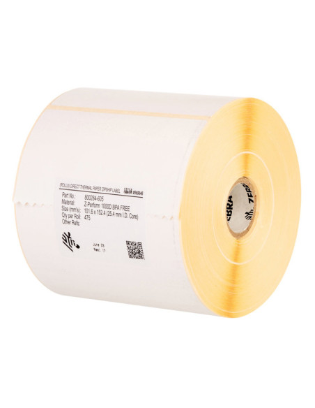 Zebra Z-Perform 1000T Blanco Etiqueta para impresora autoadhesiva