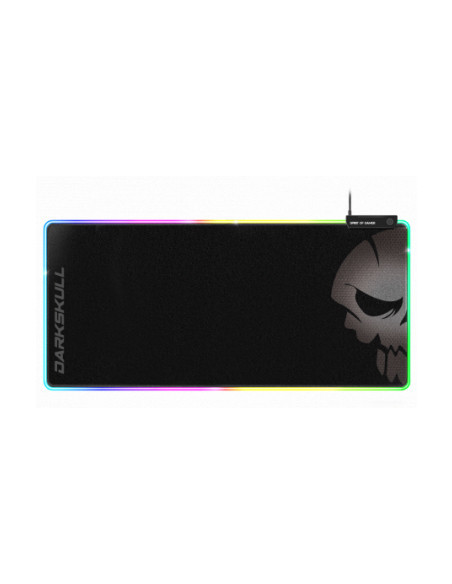 Spirit of Gamer Darkskull Alfombrilla de ratón para juegos Negro