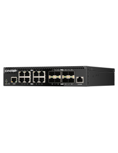 QNAP QSW-M3216R-8S8T switch Gestionado L2 L3 10G Ethernet (100 1000 10000) 1U Negro 2