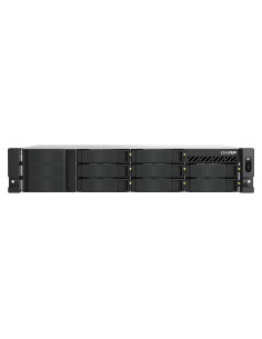 QNAP TS-855EU-RP NAS Bastidor (2U) Intel Atom® C5125 8 GB DDR4 0 TB QuTS hero Negro