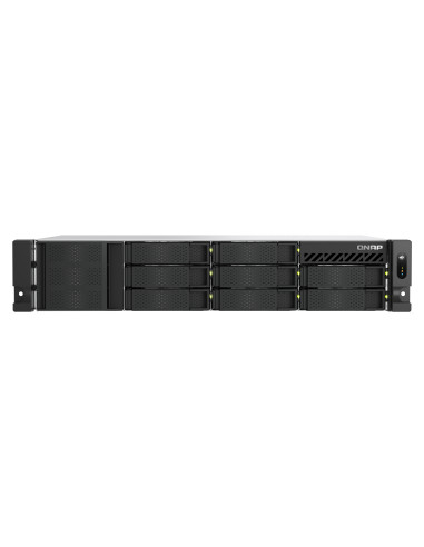 QNAP TS-855EU-RP NAS Bastidor (2U) Intel Atom® C5125 8 GB DDR4 0 TB QuTS hero Negro