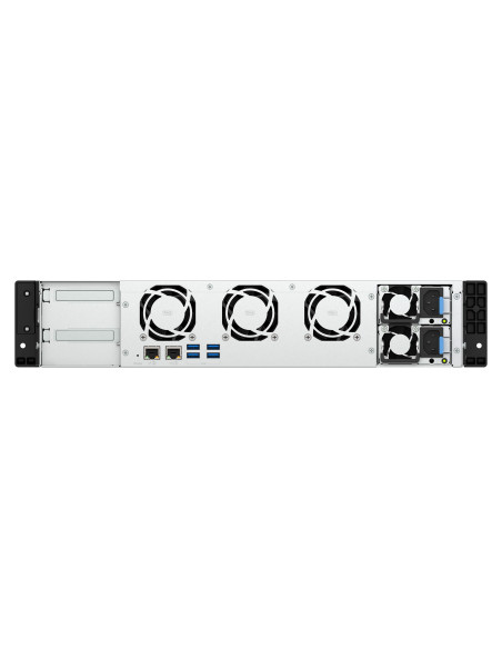 QNAP TS-855EU-RP NAS Bastidor (2U) Intel Atom® C5125 8 GB DDR4 0 TB QuTS hero Negro