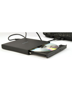 Gembird DVD-USB-04 unidad de disco óptico DVD±RW Negro