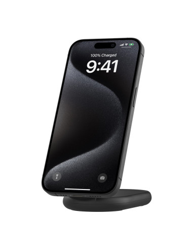 Belkin BoostCharge Auriculares, Smartphone Negro USB Cargador inalámbrico Carga rápida Interior