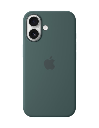 Apple Funda de silicona con MagSafe para el iPhone 16 - Verde lago