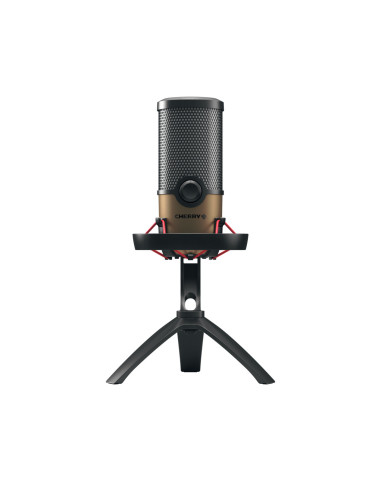 CHERRY UM 9.0 PRO RGB Negro, Cobre Micrófono de superficie para mesa