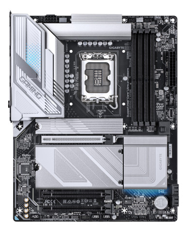 GIGABYTE B860 GAMING X WIFI6E Placa base - CPUs Intel Core Ultra, VRM de 12+1+2+1 fases, hasta 9066MHz DDR5, 1xPCIe 5.0 +