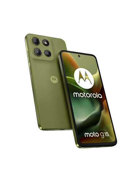 Motorola moto g15 17,1 cm (6.72") SIM doble Android 15 4G USB Tipo C 8 GB 256 GB 5200 mAh Verde