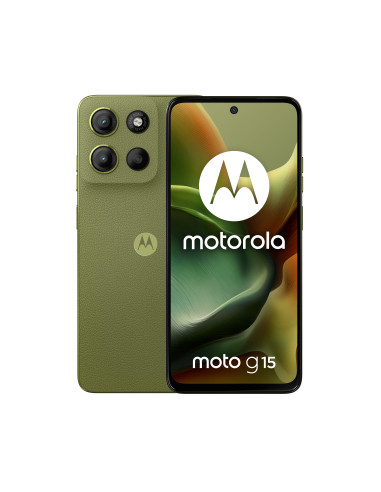 Motorola moto g15 17,1 cm (6.72") SIM doble Android 15 4G USB Tipo C 8 GB 256 GB 5200 mAh Verde