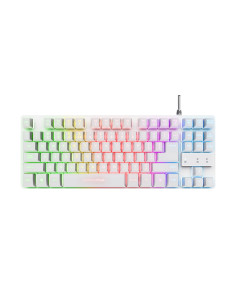 Trust GXT 833W Thado teclado Juego USB QWERTY Español Blanco 2