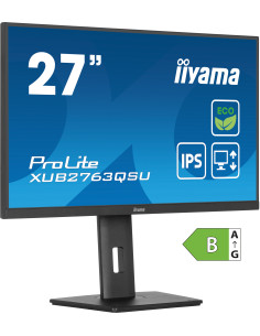 iiyama ProLite XUB2763QSU-B1 pantalla para PC 68,6 cm (27") 2560 x 1440 Pixeles Quad HD LED Negro