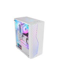 Mars Gaming MC-VOLT, Caja Gaming ATX, Ventilador ARGB 120mm, Rejilla Frontal ARGB, Ventana Lateral Completa Cristal Templado, 2