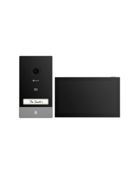 EZVIZ HP7 sistema de intercomunicación de video 17,8 cm (7") Negro, Plata