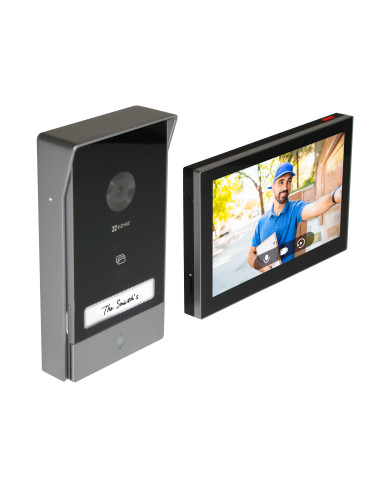 EZVIZ HP7 sistema de intercomunicación de video 17,8 cm (7") Negro, Plata