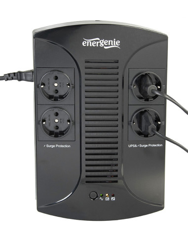 Gembird EG-UPS-002 sistema de alimentación ininterrumpida (UPS) 0,85 kVA 510 W 4 salidas AC