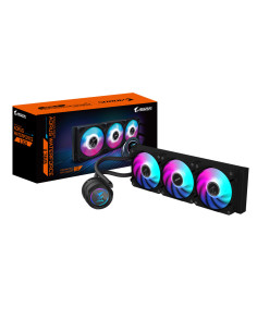 GIGABYTE AORUS WATERFORCE II 360 AIO Refrigerador de CPU líquido - 3x ventiladores ARGB de 120 mm, mecanismo de conexión