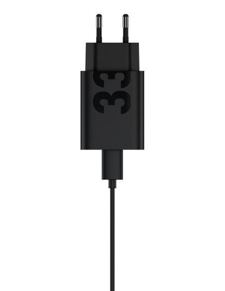 Motorola TurboPower 33W EU Universal Negro Corriente alterna Carga rápida Interior